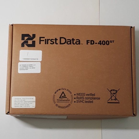 New In Box First Data  FD 400GT ( MC8090 ) Credit Card Reader - Picture 1 of 7